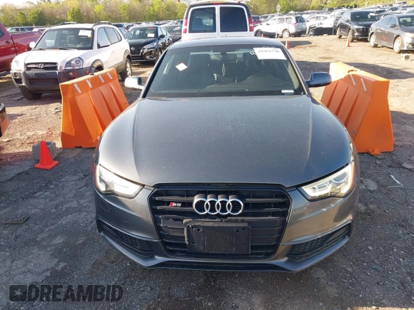 2015 Audi S5 Premium Plus with VIN WAUCGAFR0FA045606, listed as a IAAI auction lot 41962738 with 199,416 mi miles. Bid and sale history available at carsss.com. Image 12.