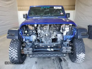 2020 Jeep Wrangler Unlimited Black and Tan with VIN 1C4HJXDG1LW267312, listed as a Copart auction lot 49658135 with 66,624 mi miles and Salvage title. Bid and sale history available at DreamBid. Image 5.