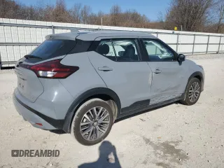 2023 Nissan Kicks SV with VIN 3N1CP5CV5PL536830, listed as a Copart auction lot 47498635 with 58,890 mi miles and Salvage Title. Bid and sale history available at DreamBid. Image 3.