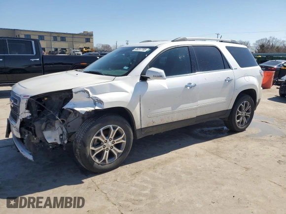 2016 GMC Acadia SLT with VIN 1GKKRSKDXGJ188447, listed as a Copart auction lot 46257785 with 170,550 mi miles and Salvage Title. Bid and sale history available at carsss.com. Image 1.