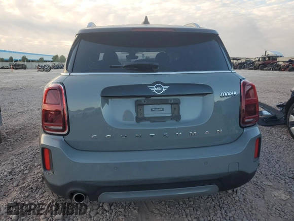 2021 MINI Countryman Oxford Edition with VIN WMZ23BR04M3M78201, listed as a Copart auction lot 87664925 with 42,151 mi miles and Salvage Title. Bid and sale history available at carsss.com. Image 6.
