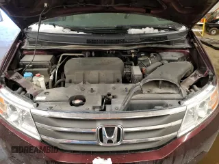 2013 Honda Odyssey EX-L with VIN 5FNRL5H60DB047072, listed as a Copart auction lot 45495415 with 161,028 mi miles and Salvage Title. Bid and sale history available at DreamBid. Image 12.
