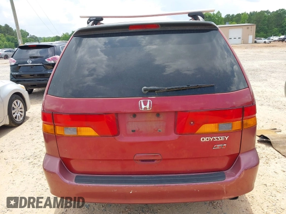 2002 Honda Odyssey EX with VIN 5FNRL18612B028570, listed as a IAAI auction lot 42491201 with 203,401 mi miles and . Bid and sale history available at DreamBid. Image 17.