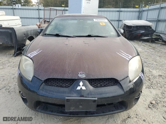 2007 Mitsubishi Eclipse GT with VIN 4A3AK34T47E013980, listed as a Copart auction lot 79622054 with 143809 miles and Salvage Title. Bid and sale history available at carsss.com. Image 5.