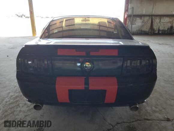 2008 Ford Mustang Deluxe with VIN 1ZVHT80N085150500, listed as a Copart auction lot 54087165 with 138,364 mi miles and Salvage Title. Bid and sale history available at carsss.com. Image 6.