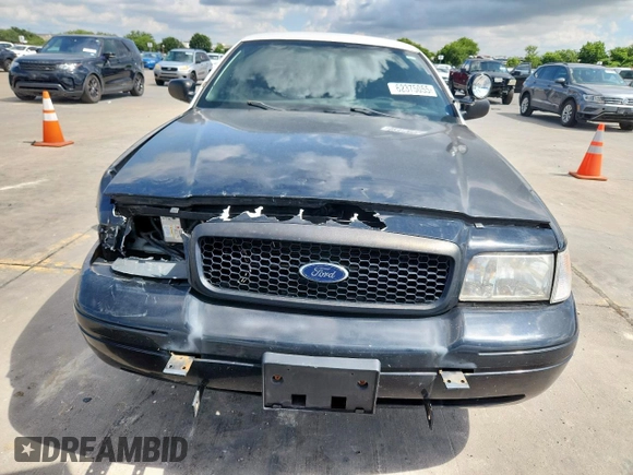 2010 Ford Police Interceptor with VIN 2FABP7BV0AX146445, listed as a Copart auction lot 62375055 with Not provided miles and Salvage title. Bid and sale history available at DreamBid. Image 5.