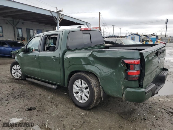 2024 Nissan Frontier SV with VIN 1N6ED1EJ8RN610758, listed as a Copart auction lot 44508075 with 3,600 mi miles and Salvage Title. Bid and sale history available at carsss.com. Image 2.