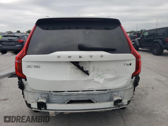 2021 Volvo XC90 Momentum with VIN YV4A22PK9M1705524, listed as a Copart auction lot 51497415 with 34,744 mi miles and Salvage Title. Bid and sale history available at carsss.com. Image 6.