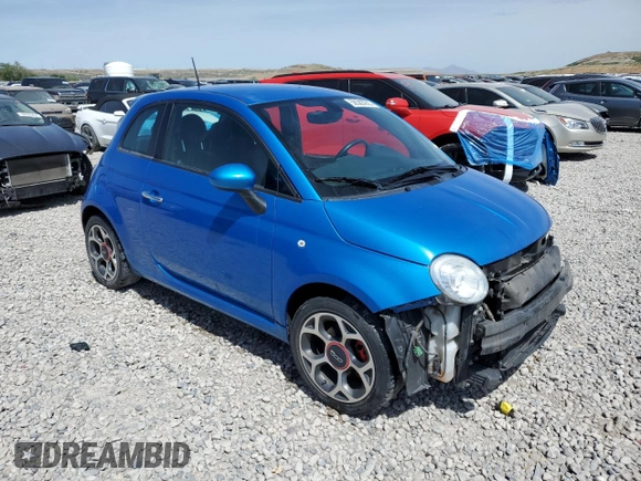 2016 FIAT 500 Sport z VIN 3C3CFFBR2GT145021, wystawiony jako Copart lot #58583265 z przebiegiem 58 424 mil mil oraz Szkoda całkowita • Salvage title. Historia ofert i sprzedaży dostępna na DreamBid. Obrazek 4.