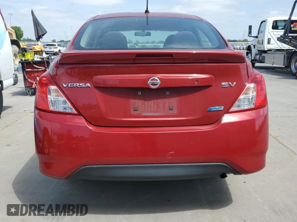2015 Nissan Versa SV with VIN 3N1CN7APXFL838263, listed as a Copart auction lot 54609155 with 132,720 mi miles and Salvage Title. Bid and sale history available at carsss.com. Image 6.
