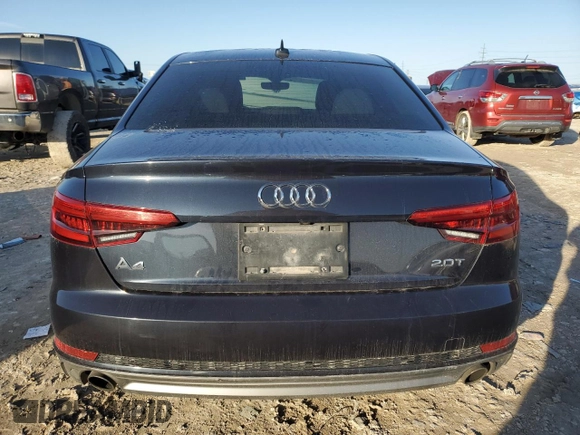 2017 Audi A4 Season of Audi ultra Premium with VIN WAUKMAF40HN044508, listed as a Copart auction lot 83686714 with 96,976 mi miles and Salvage Title. Bid and sale history available at carsss.com. Image 6.