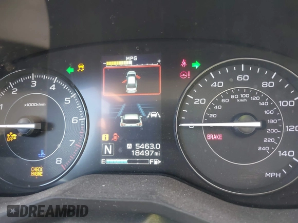 2023 Subaru Impreza z VIN 4S3GTAB66P3713670, wystawiony jako IAAI lot #41585845 z przebiegiem 18 497 mil mil oraz . Historia ofert i sprzedaży dostępna na DreamBid. Obrazek 7.