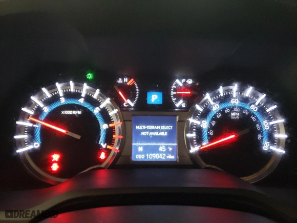 2019 Toyota 4Runner SR5 with VIN JTEBU5JRXK5612540, listed as a Copart auction lot 82815384 with 109,842 mi miles and Salvage Title. Bid and sale history available at carsss.com. Image 9.