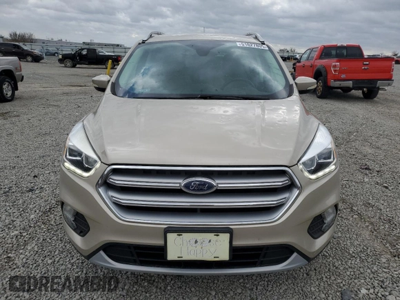 2017 Ford Escape Titanium with VIN 1FMCU0J98HUD75004, listed as a Copart auction lot 51627805 with 74,166 mi miles and Salvage Title. Bid and sale history available at carsss.com. Image 5.