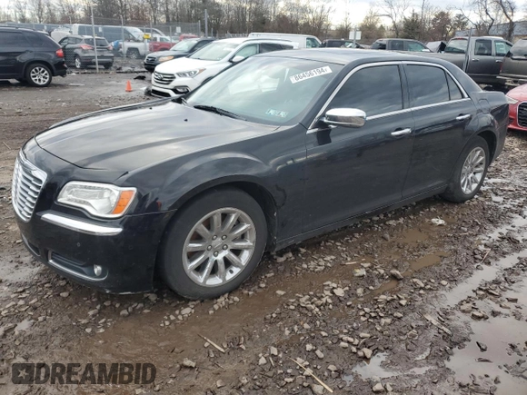 2014 Chrysler 300 with VIN 2C3CCAET0EH340205, listed as a Copart auction lot 86456194 with 100,310 mi miles and Salvage Title. Bid and sale history available at carsss.com. Image 1.