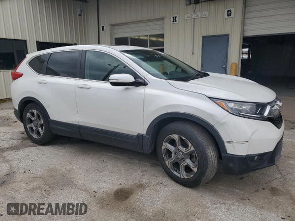 2019 Honda CR-V EX with VIN 2HKRW2H56KH674094, listed as a Copart auction lot 54145205 with Not Provided miles and Salvage Title. Bid and sale history available at DreamBid. Image 4.