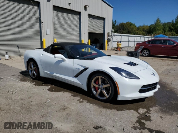 2014 Chevrolet Corvette 3LT with VIN 1G1YF3D74E5126360, listed as a Copart auction lot 74241264 with 71,831 mi miles and Clean title. Bid and sale history available at DreamBid. Image 4.
