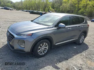 2019 Hyundai Santa Fe SE z VIN 5NMS2CAD1KH082555, wystawiony jako Copart lot #54907705 z przebiegiem 91 537 mil mil oraz Szkoda całkowita • Salvage title. Historia ofert i sprzedaży dostępna na DreamBid. Obrazek 1.