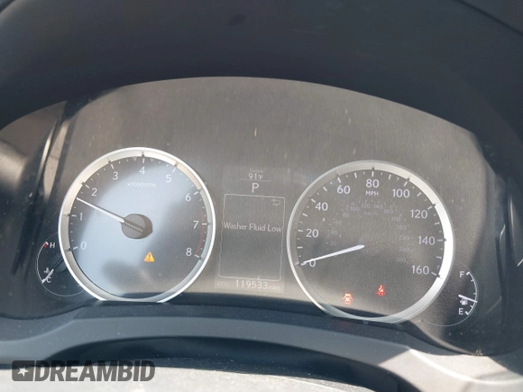 2015 Lexus IS 250 with VIN JTHCF1D25F5025399, listed as a IAAI auction lot 39680736 with 119,533 mi miles. Bid and sale history available at carsss.com. Image 7.
