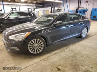 2015 Kia K900 Luxury with VIN KNALW4D40F6022423, listed as a Copart auction lot 42554635 with NaN miles and Salvage Title. Bid and sale history available at carsss.com. Image 1.