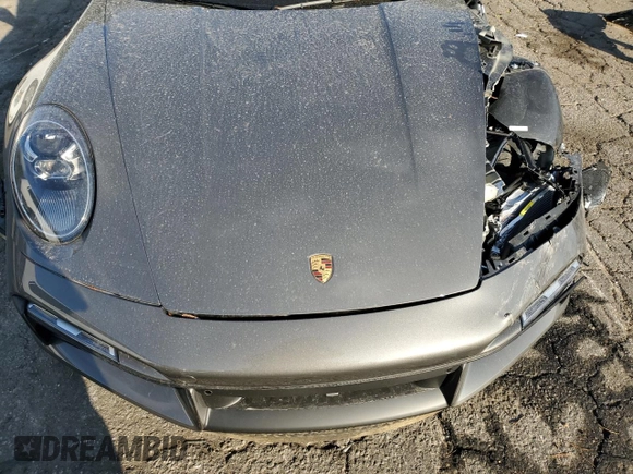 2024 Porsche 911 Turbo with VIN WP0AD2A99RS253482, listed as a Copart auction lot 80100954 with 0 mi miles and Salvage Title. Bid and sale history available at carsss.com. Image 11.