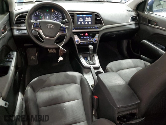 2017 Hyundai Elantra Limited with VIN 5NPD84LF8HH165455, listed as a Copart auction lot 54668785 with 145,968 mi miles and Non Repairable. Bid and sale history available at DreamBid. Image 8.