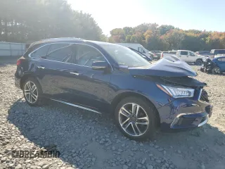 2018 Acura MDX w/Advance/Entertainment Pkg with VIN 5J8YD4H98JL004106, listed as a Copart auction lot 76923764 with 105,349 mi miles and Salvage Title. Bid and sale history available at carsss.com. Image 4.