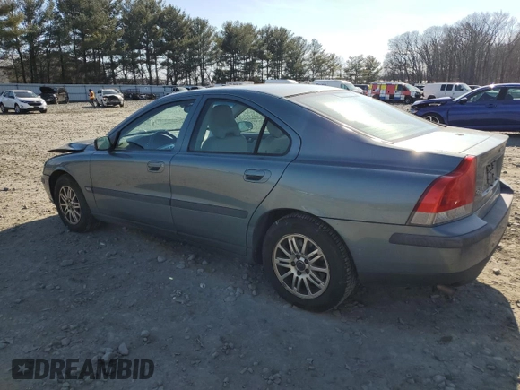 2004 Volvo S60 with VIN YV1RS61T642348189, listed as a Copart auction lot 46315535 with 209,536 mi miles and Salvage Title. Bid and sale history available at carsss.com. Image 2.