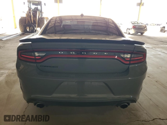 2019 Dodge Charger Scat Pack with VIN 2C3CDXGJ7KH697114, listed as a Copart auction lot 55152705 with 47,322 mi miles and Clean Title. Bid and sale history available at DreamBid. Image 6.
