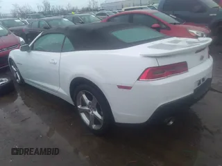 2015 Chevrolet Camaro LT with VIN 2G1FF3D35F9235032, listed as a IAAI auction lot 41095967 with 92,851 mi miles. Bid and sale history available at carsss.com. Image 3.