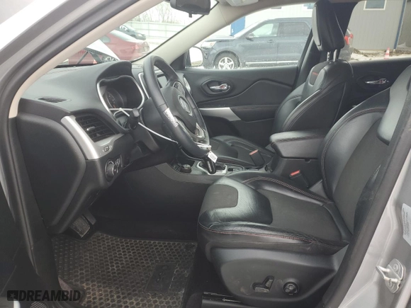 2018 Jeep Cherokee Trailhawk with VIN 1C4PJMBB4JD505406, listed as a Copart auction lot 42974585 with 82,782 mi miles and Salvage Title. Bid and sale history available at carsss.com. Image 7.