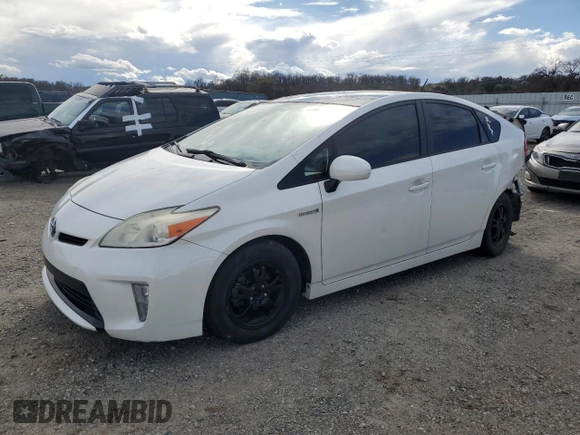 2012 Toyota Prius One with VIN JTDKN3DU3C5498632, listed as a Copart auction lot 47883705 with 127,449 mi miles and Salvage Title. Bid and sale history available at carsss.com. Image 1.