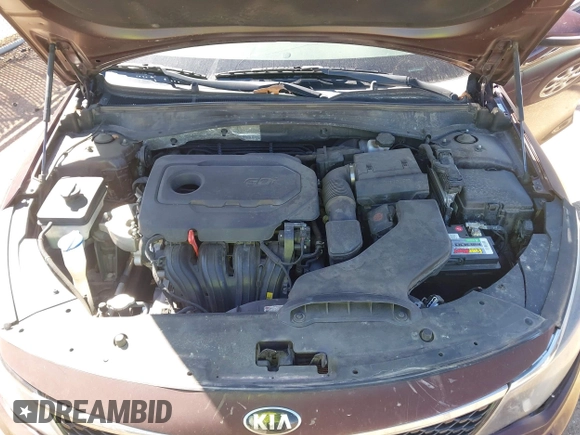 2017 Kia Optima LX with VIN 5XXGT4L33HG163285, listed as a IAAI auction lot 41802193 with 122,159 mi miles. Bid and sale history available at carsss.com. Image 10.