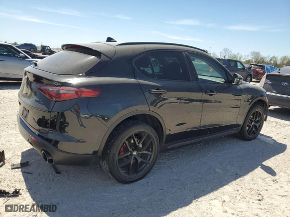 2020 Alfa Romeo Stelvio with VIN ZASPAJAN5L7C94672, listed as a Copart auction lot 49097535 with 64,009 mi miles and Salvage Title. Bid and sale history available at carsss.com. Image 3.