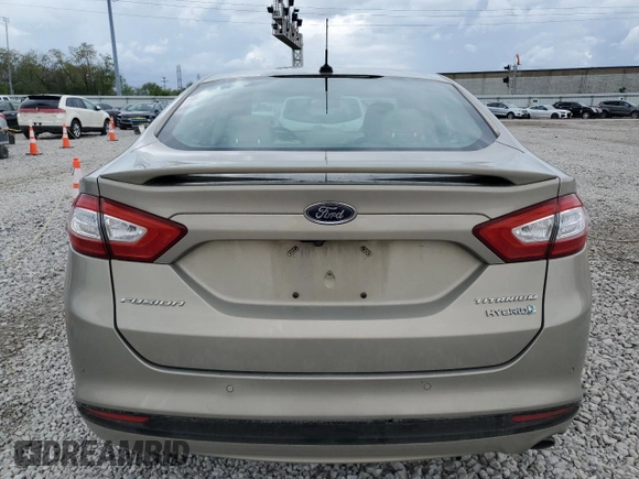 2016 Ford Fusion Titanium Hybrid with VIN 3FA6P0RUXGR192149, listed as a Copart auction lot 54270795 with 175,260 mi miles and Salvage title. Bid and sale history available at DreamBid. Image 6.