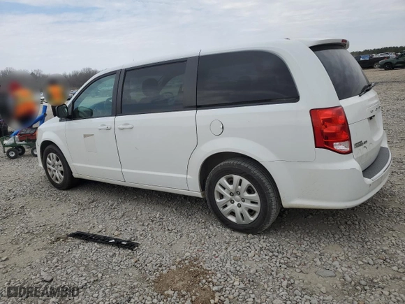 2018 Dodge Grand Caravan SE Plus with VIN 2C4RDGBG0JR177623, listed as a Copart auction lot 47590605 with 166,341 mi miles and Salvage Title. Bid and sale history available at carsss.com. Image 2.