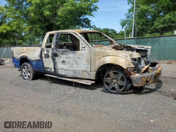 2010 Ford F-150 XL with VIN 1FTEX1EW8AFC27147, listed as a Copart auction lot 63457625 with Not provided miles and Salvage title. Bid and sale history available at DreamBid. Image 4.