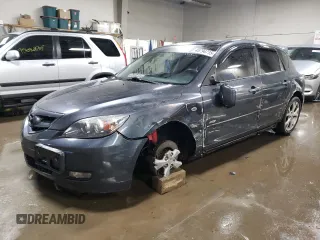 2009 Mazda Mazda3 s Touring with VIN JM1BK343591218953, listed as a Copart auction lot 45794715 with 136,251 mi miles and Salvage Title. Bid and sale history available at carsss.com. Image 1.