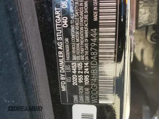 2013 Mercedes-Benz C 250 Sport with VIN WDDGF4HB1DA879444, listed as a Copart auction lot 58030695 with 114,789 mi miles and Salvage title. Bid and sale history available at DreamBid. Image 12.
