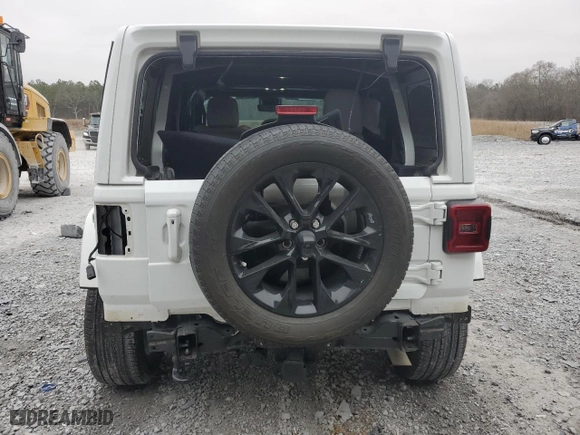 2022 Jeep Wrangler Unlimited Sahara with VIN 1C4HJXEG6NW158118, listed as a Copart auction lot 84169174 with 38,839 mi miles and Salvage Title. Bid and sale history available at carsss.com. Image 6.