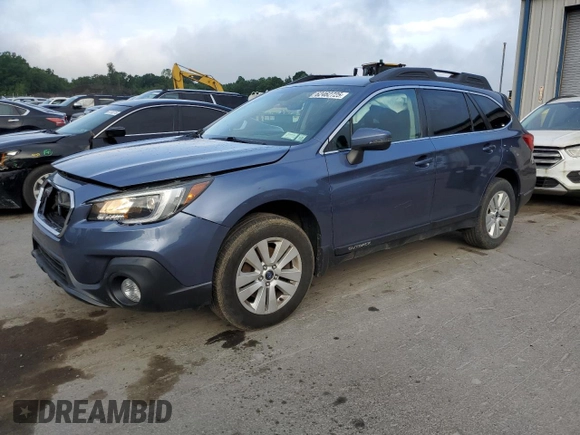 2018 Subaru Outback Premium with VIN 4S4BSAFC3J3289932, listed as a Copart auction lot 62462725 with 54,364 mi miles and Salvage title. Bid and sale history available at DreamBid. Image 1.