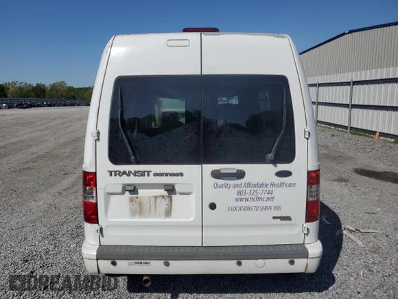 2010 Ford Transit Connect XLT with VIN NM0KS9BN3AT017436, listed as a Copart auction lot 50759565 with 164,798 mi miles and Salvage title. Bid and sale history available at DreamBid. Image 6.