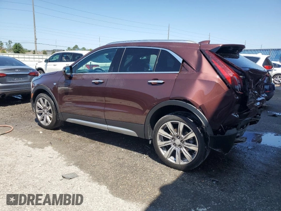 2022 Cadillac XT4 FWD Premium Luxury with VIN 1GYFZCR48NF123518, listed as a Copart auction lot 51969915 with 11,461 mi miles and Non repairable. Bid and sale history available at DreamBid. Image 2.
