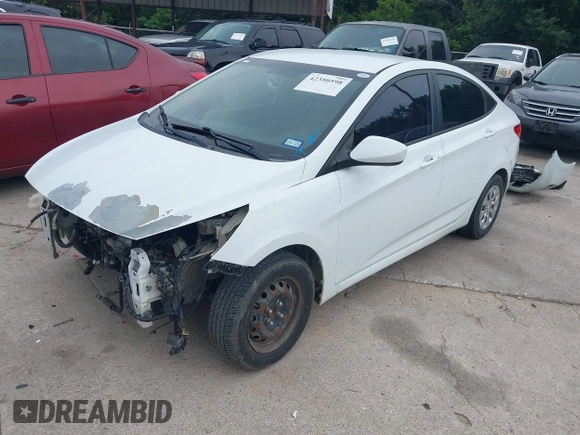 2016 Hyundai Accent SE with VIN KMHCT4AE1GU044156, listed as a IAAI auction lot 42350598 with 130,287 mi miles and . Bid and sale history available at DreamBid. Image 2.