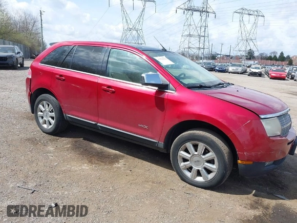 2007 Lincoln MKX with VIN 2LMDU68C77BJ02928, listed as a IAAI auction lot 41921913 with 101,100 mi miles. Bid and sale history available at carsss.com. Image 1.