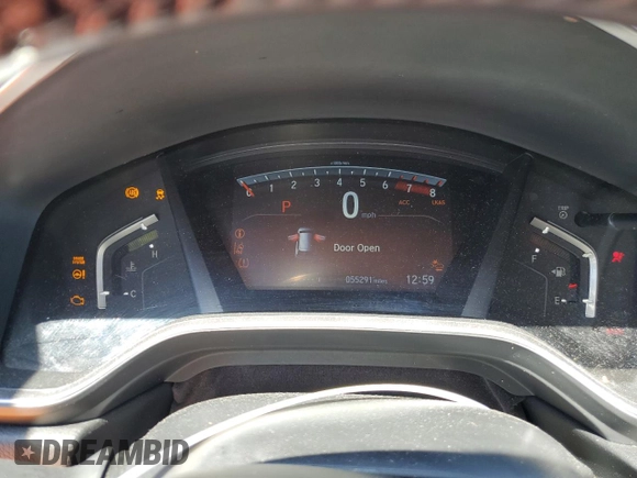 2019 Honda CR-V EX-L with VIN 7FARW1H85KE026768, listed as a Copart auction lot 53093785 with 55,291 mi miles and Salvage Title. Bid and sale history available at carsss.com. Image 9.