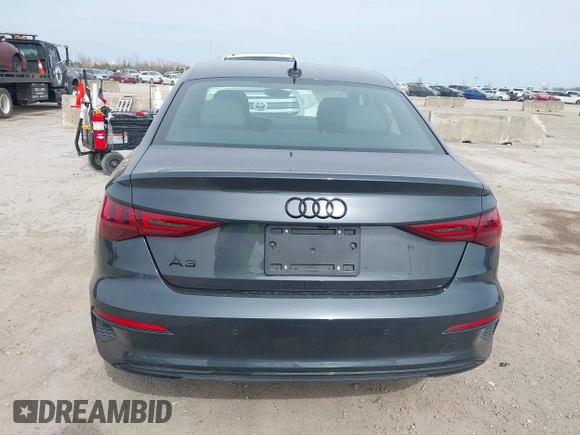 2023 Audi A3 Premium with VIN WAUAUDGYXPA034587, listed as a IAAI auction lot 41713024 with 12,077 mi miles and . Bid and sale history available at DreamBid. Image 16.