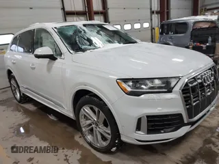 2023 Audi Q7 Premium Plus with VIN WA1LXBF79PD006076, listed as a IAAI auction lot 41410273 with 18,409 mi miles. Bid and sale history available at carsss.com. Image 1.