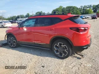 2021 Chevrolet Blazer RS with VIN 3GNKBERS6MS573933, listed as a Copart auction lot 57029055 with 39,454 mi miles and Non repairable. Bid and sale history available at DreamBid. Image 2.