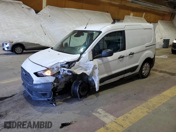 2019 Ford Transit Connect XL z VIN NM0LS6E24K1392088, wystawiony jako Copart lot #57425795 z przebiegiem 163 027 mil mil oraz Szkoda całkowita • Salvage title. Historia ofert i sprzedaży dostępna na DreamBid. Obrazek 1.